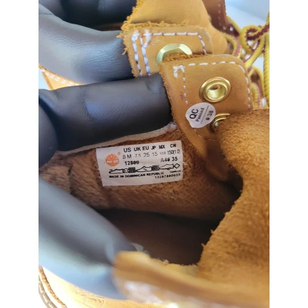 Timberland Toddlers 6 Inch Premium Waterproof Boots Lace Up Size 8